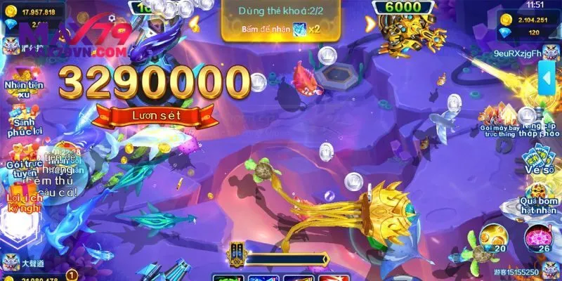 Các phòng game điển hình tại bắn cá thần tài