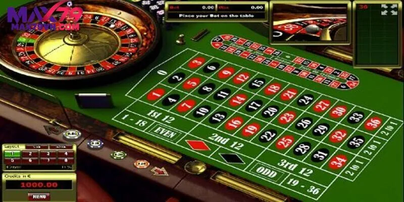 Vòng quay Roulette tại Casino MAX79